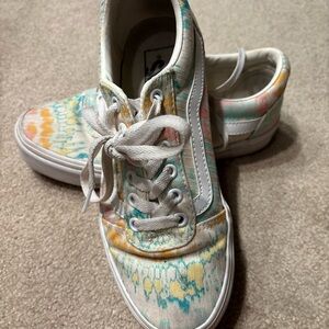 Vans Sneakers with Pastel Tie-Dye